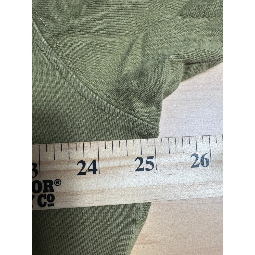 Life is Good Mens XL Long Sleeve T-Shirt Olive Green Cotton Graphic Tee Logo - Picture 7 of 8